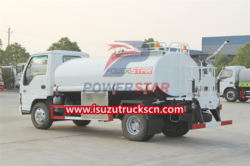 Isuzu water bowser drinking water tank truck for sale
