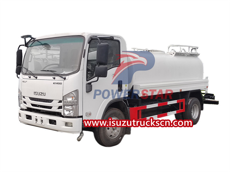 ISUZU 5000 liters water tanker truck for sale