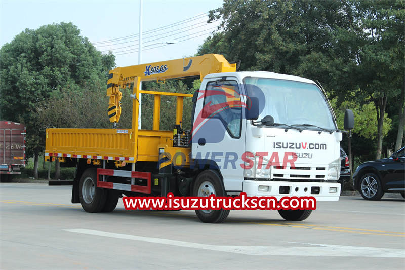 ISUZU small crane truck for sale