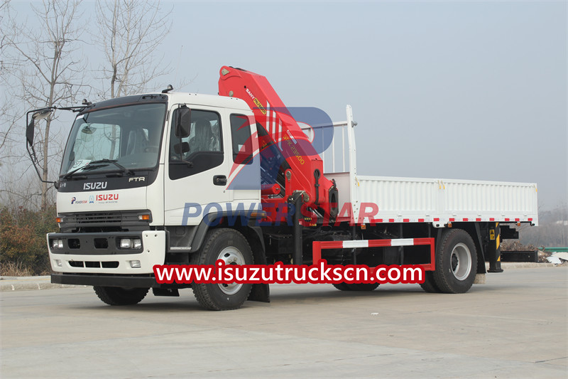 ISUZU FTR truck mounted knuckle crane Palfinger SPK23500