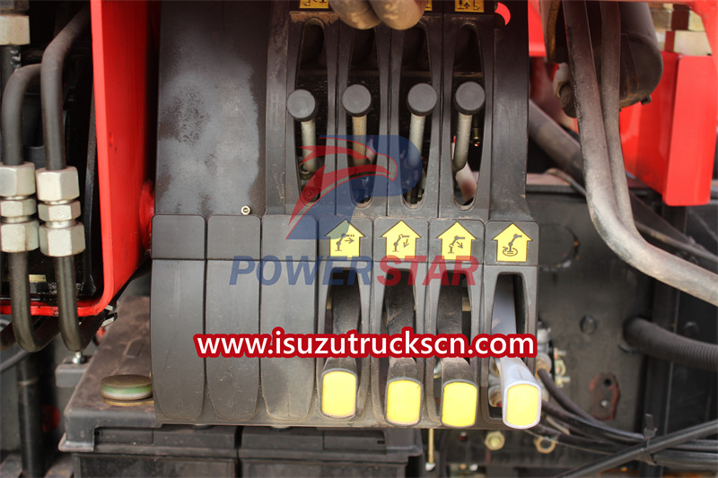 ISUZU FTR truck mounted knuckle crane Palfinger SPK23500