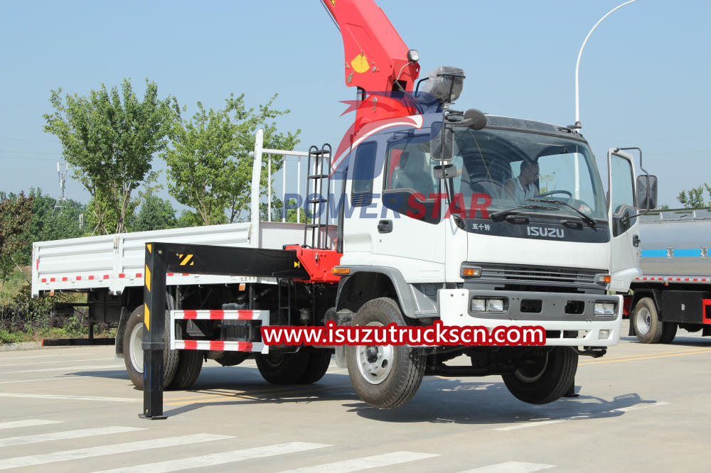 Palfinger Straight Boom Mounted Crane Truck Isuzu FTR