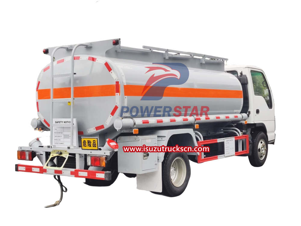 ISUZU 100P 98HP 4000L oil tank truck exported to Philippines