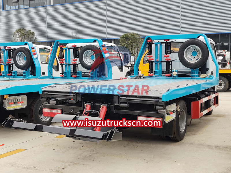 ISUZU 100P recovery rescue 3tons road wrecker towing truck
