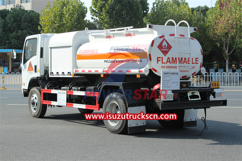 ISUZU fuel tank truck 8000 liters