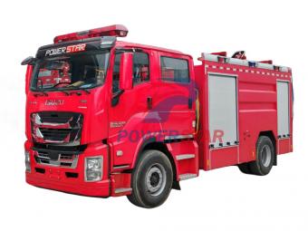 ISUZU GIGA 6 wheeler foam fire truck