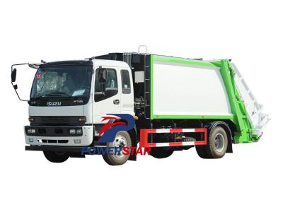 Algeria Isuzu FTR garbage compactor truck - Camions PowerStar
    