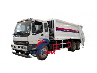 Isuzu 25 cbm refuse compactor truck - Camions PowerStar
    