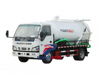 Philippine Isuzu NKR vacuum tanker truck - Powerstar Trucks