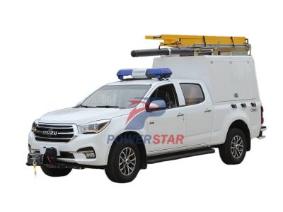 Isuzu pickup truck maintenance vehicle