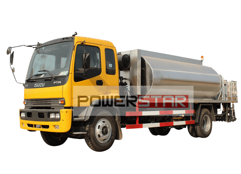 Camion de construction de routes Isuzu