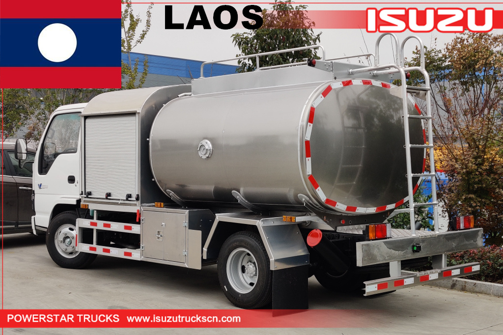 Laos - 1 unité ISUZU Aircraft Refuel Tanker Truck
