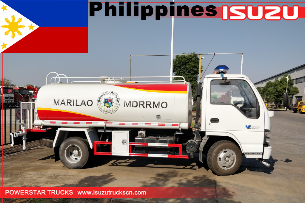 philippines marilao - 1 camion de pulvérisation d'eau isuzu