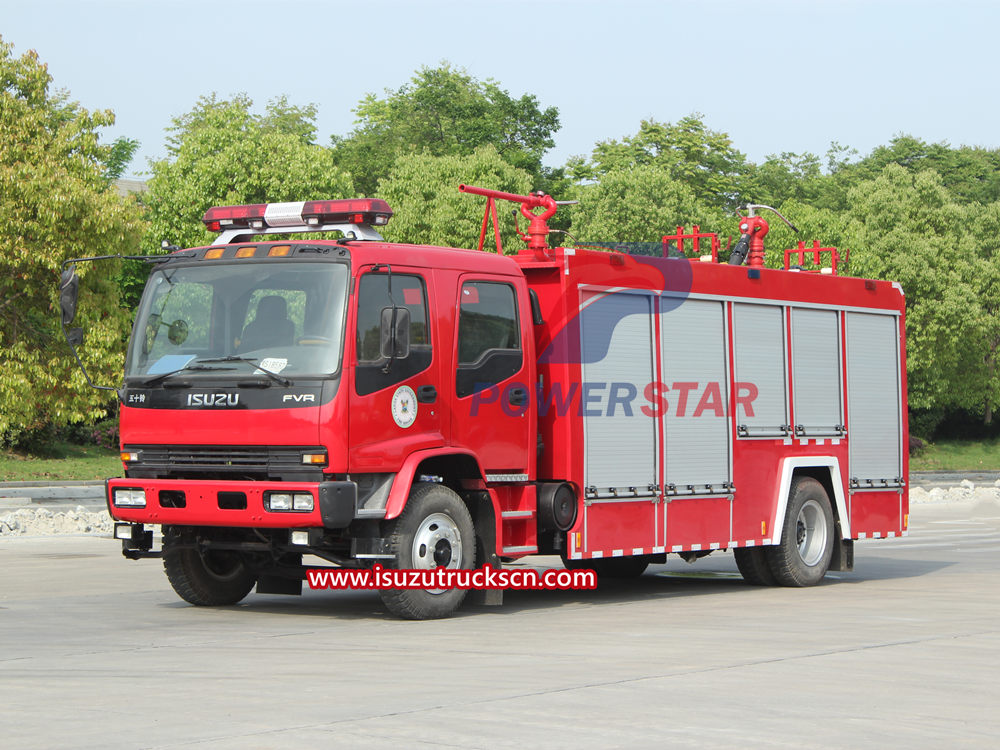 Procédures opérationnelles de routine des camions de pompiers lourds ISUZU
    