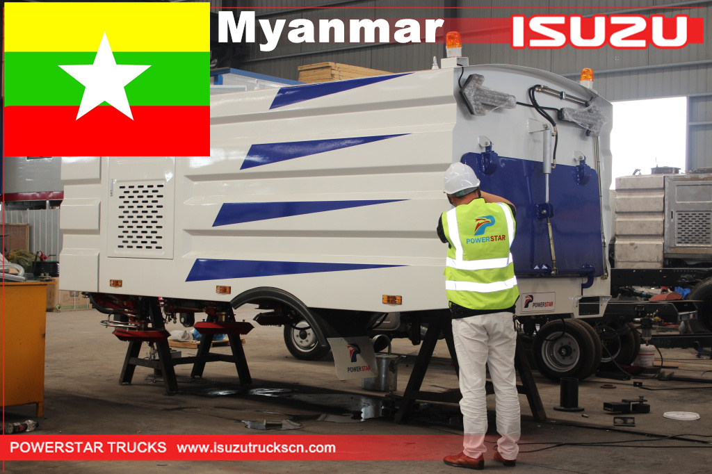 kit de balayeuse de route pour les camions de balayeuse du Myanmar