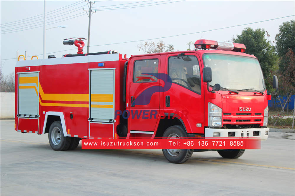 Classification du camion de pompiers isuzu