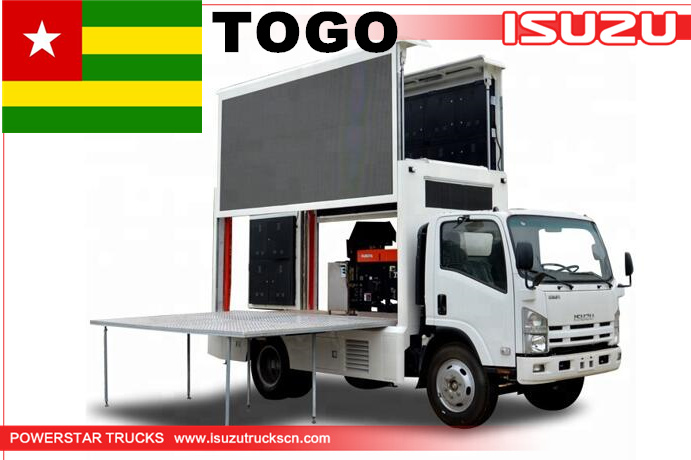 togo - isuzu, camion publicitaire mobile