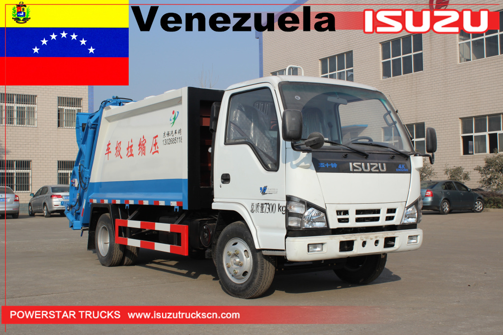 venezuela chariot à ordures isuzu 6000l