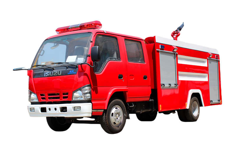 Quelle est la caractéristique du camion de pompiers à double cabine isuzu 600P