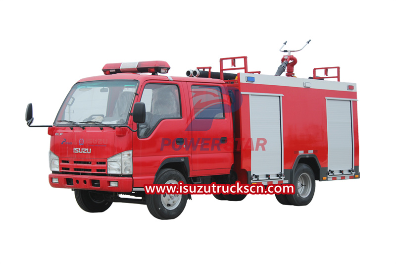 Informations générales sur le camion de pompiers isuzu 100P, 600P, 700P, FTR, FVR, FVZ