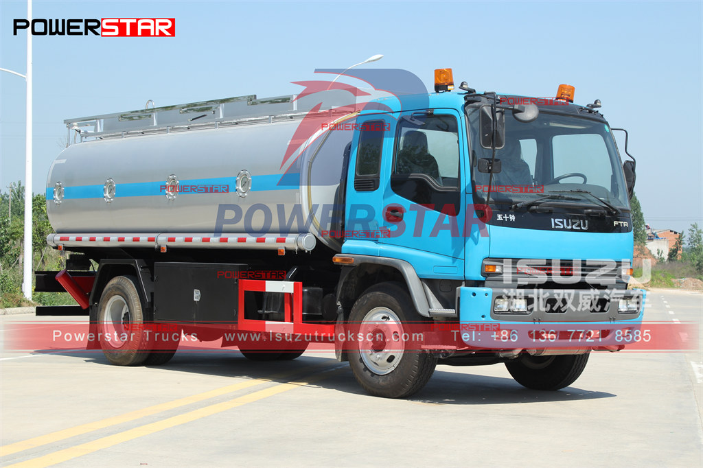 ISUZU FTR/FRR/FSR 16CBM Fuel Bowser Trucks export to Philippines Operation Manual
