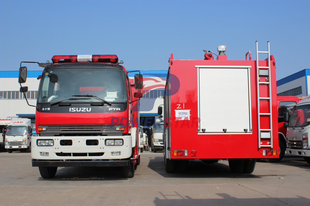 Camions de pompiers ISUZU personnalisé & véhicules d’intervention d’urgence