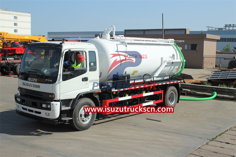 Comment fonctionne le camion aspirateur Isuzu ?