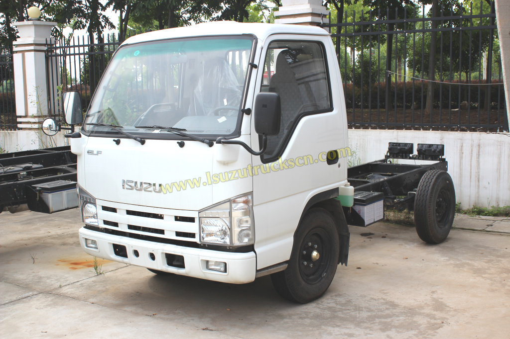 Fait sur commande 3tons ISUZU ELF nouveaux châssis de camion pour exportation de feu