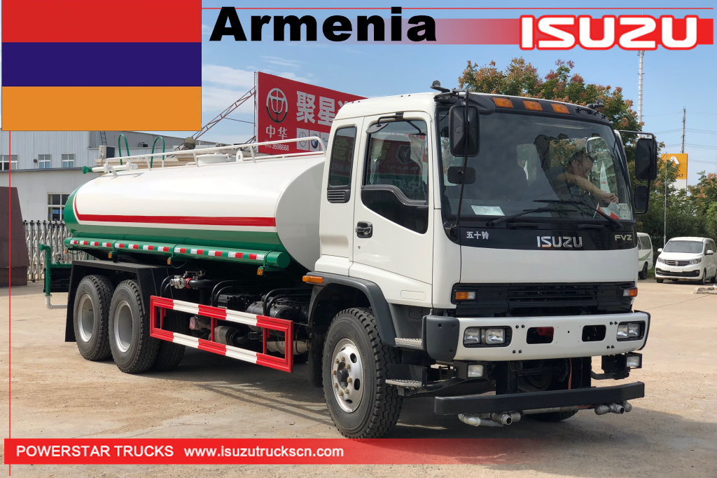 Arménie - Camion arroseur d'eau isuzu, 1 unité