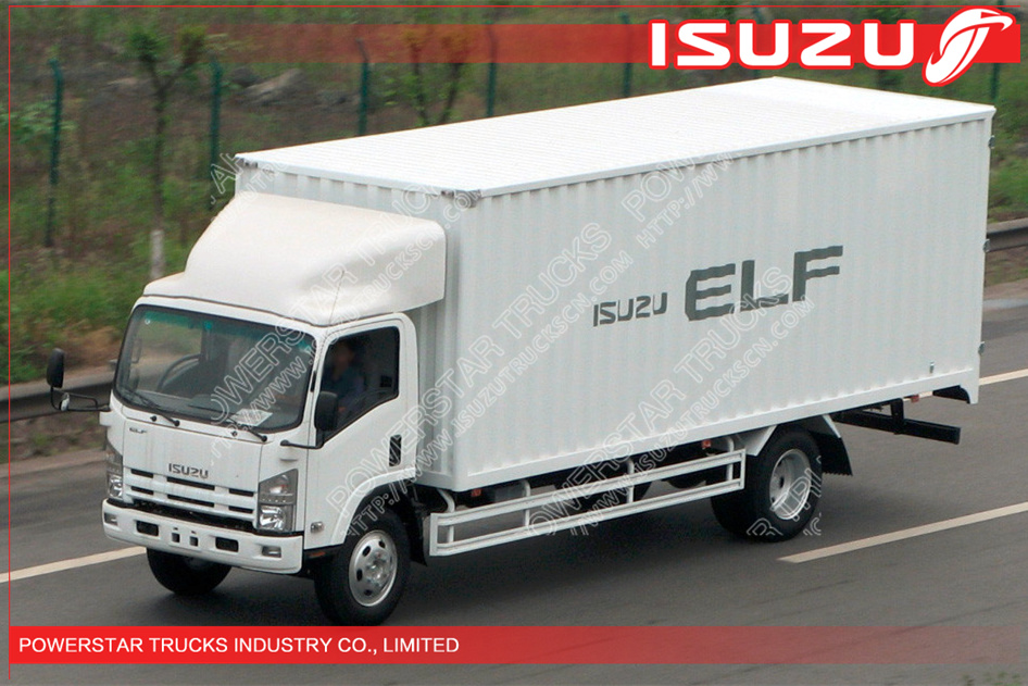 vente chaude 2015 fret Isuzu ELF mini-bus camion camion pour le transport de la ville