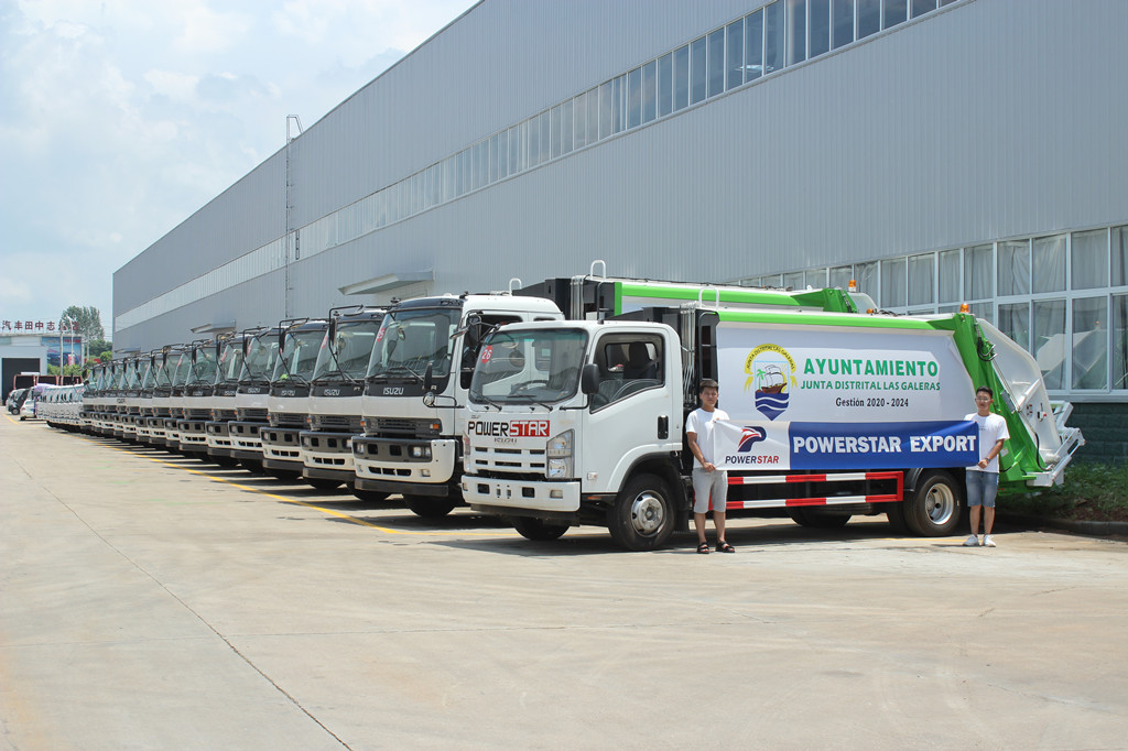 Dominique - 26 unités ISUZU Camions compacteurs d'ordures ménagères
