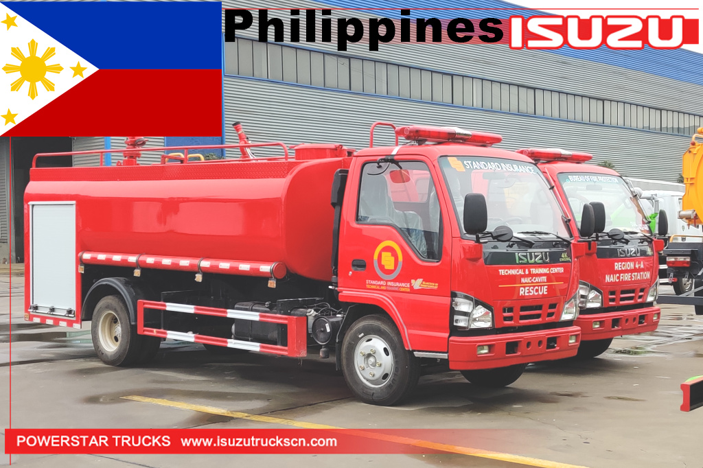 Philippines - 2 unités ISUZU Rescue Fire Engine Truck
