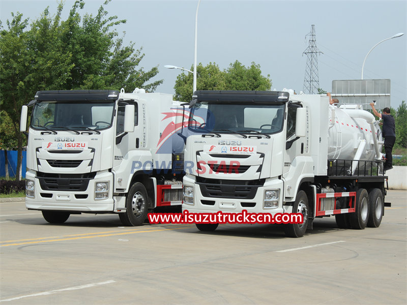 Les points clés pour utiliser le camion de nettoyage des égouts isuzu