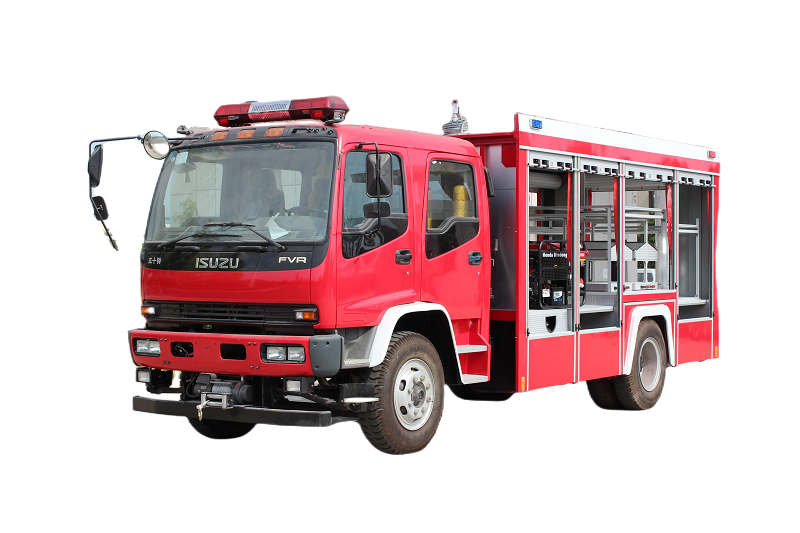 Spécification du camion de lutte contre l'incendie ISUZU FVR