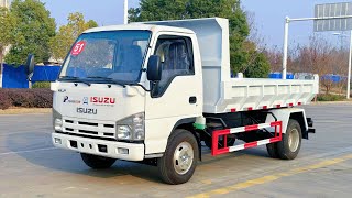 Camion benne Isuzu NKR, capacité 3 tonnes