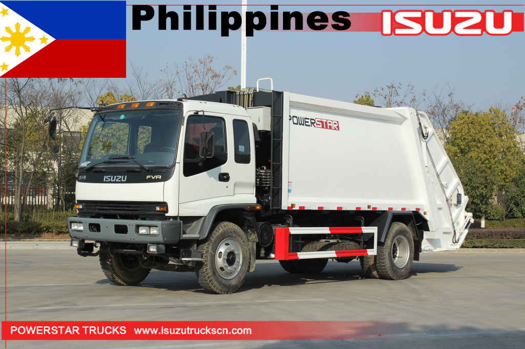 philippines - 1 unité de compactage d'ordures isuzu