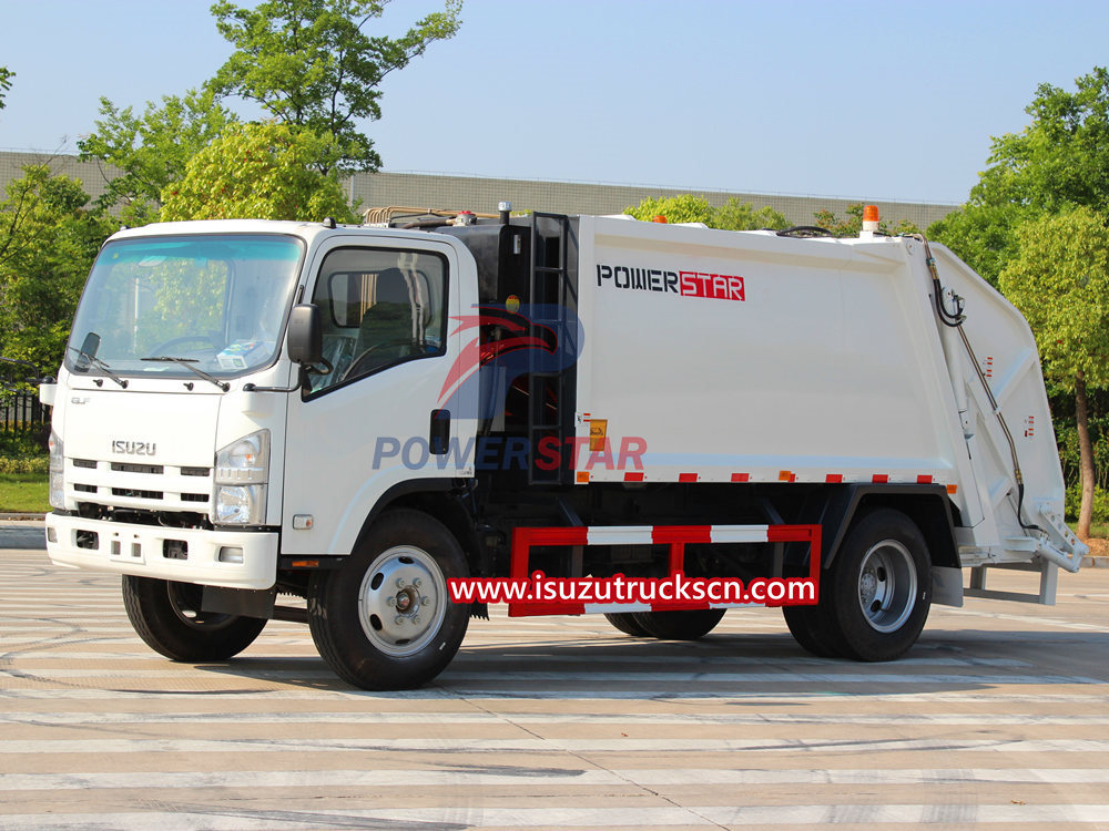 Conception de commande électrique du camion à ordures comprimé Isuzu
    