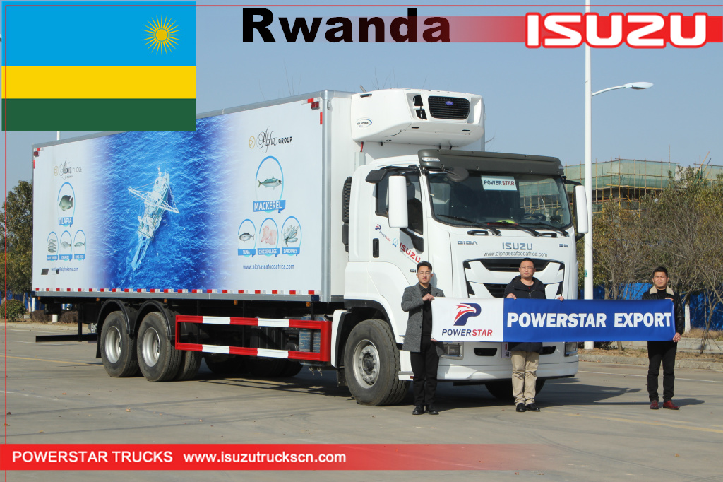 Rwanda - ISUZU GIGA Camions congélateurs de fruits de mer
