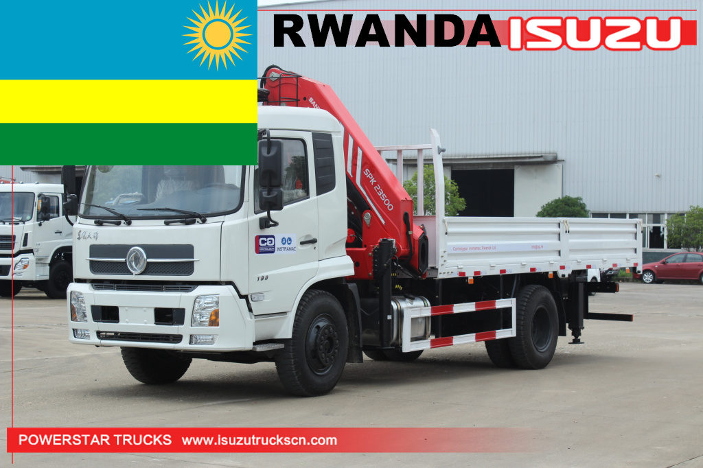 Rwanda - 1 unité Cargo camion grue Palfinger SPK23500
