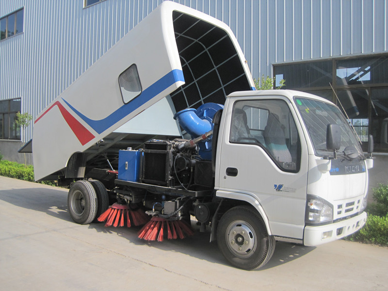 Nigeria personnalisé fait route ISUZU nettoyage prix de véhicule de camion de balayeuse de route 