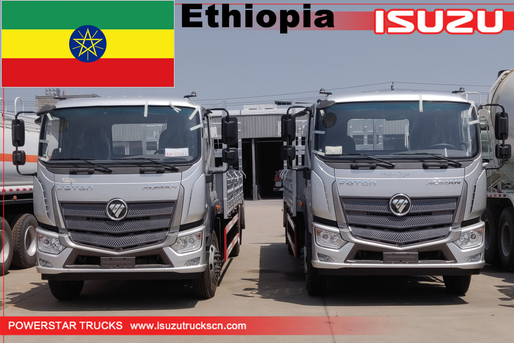 Ethiopie - 2units foton camion de dépanneuse à plateau