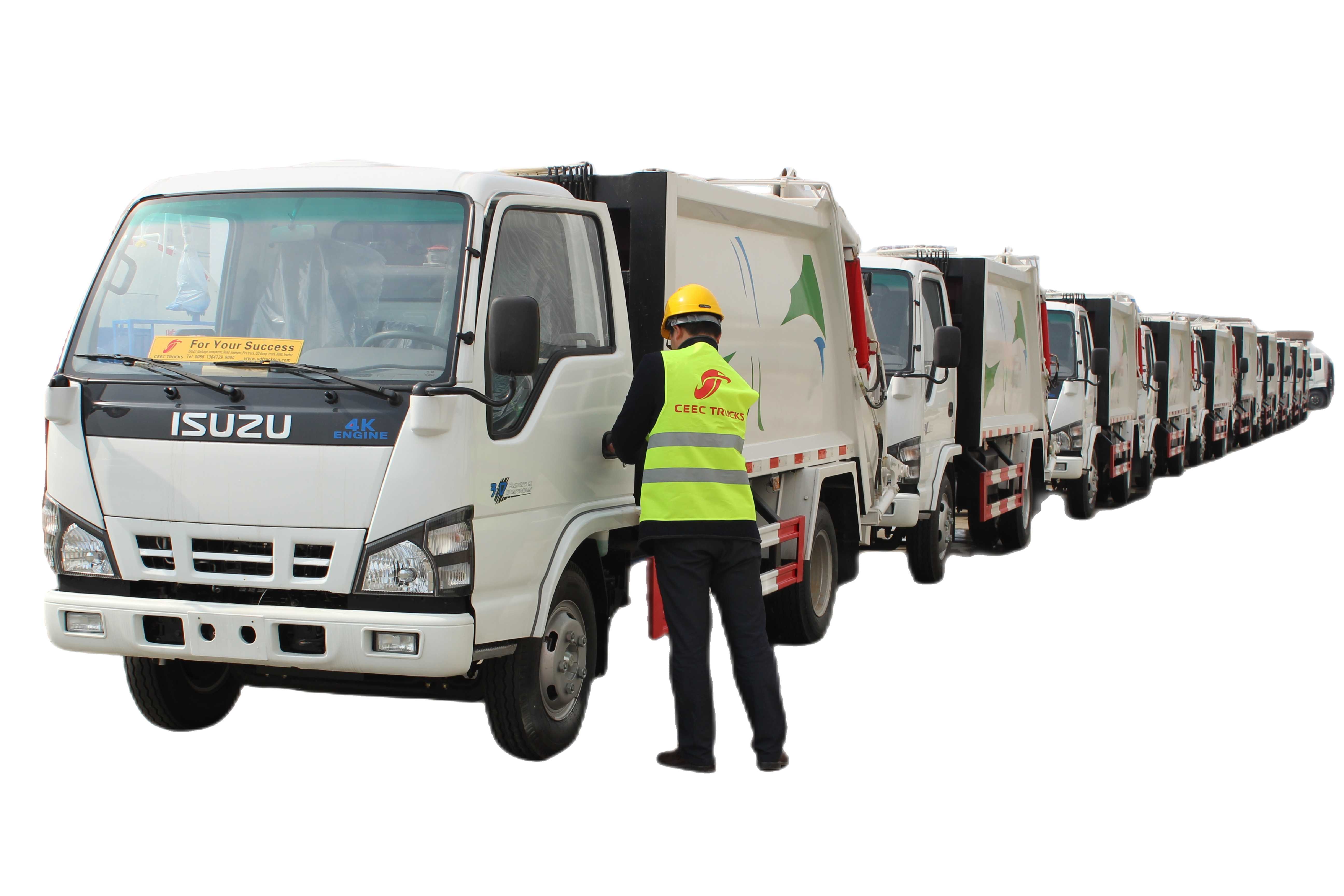 Comment trouver le camion compacteur de déchets ISUZU 10 CBM ELF