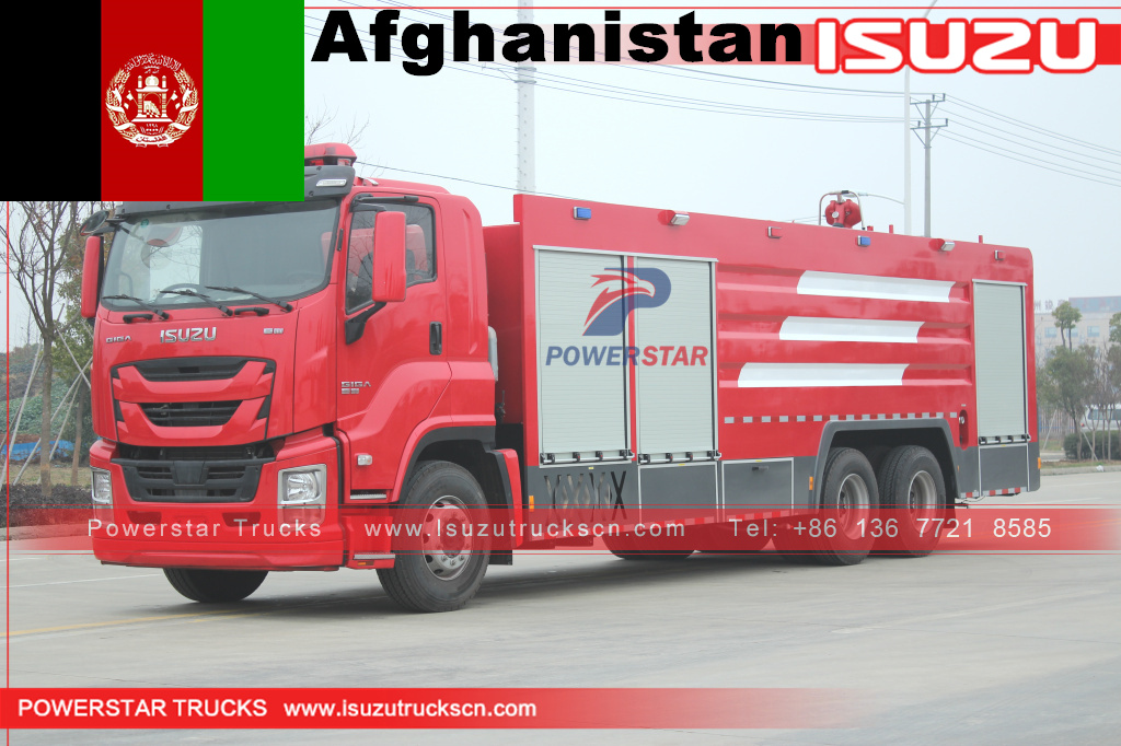 Afghanistan - Camions de pompiers ISUZU GIGA
