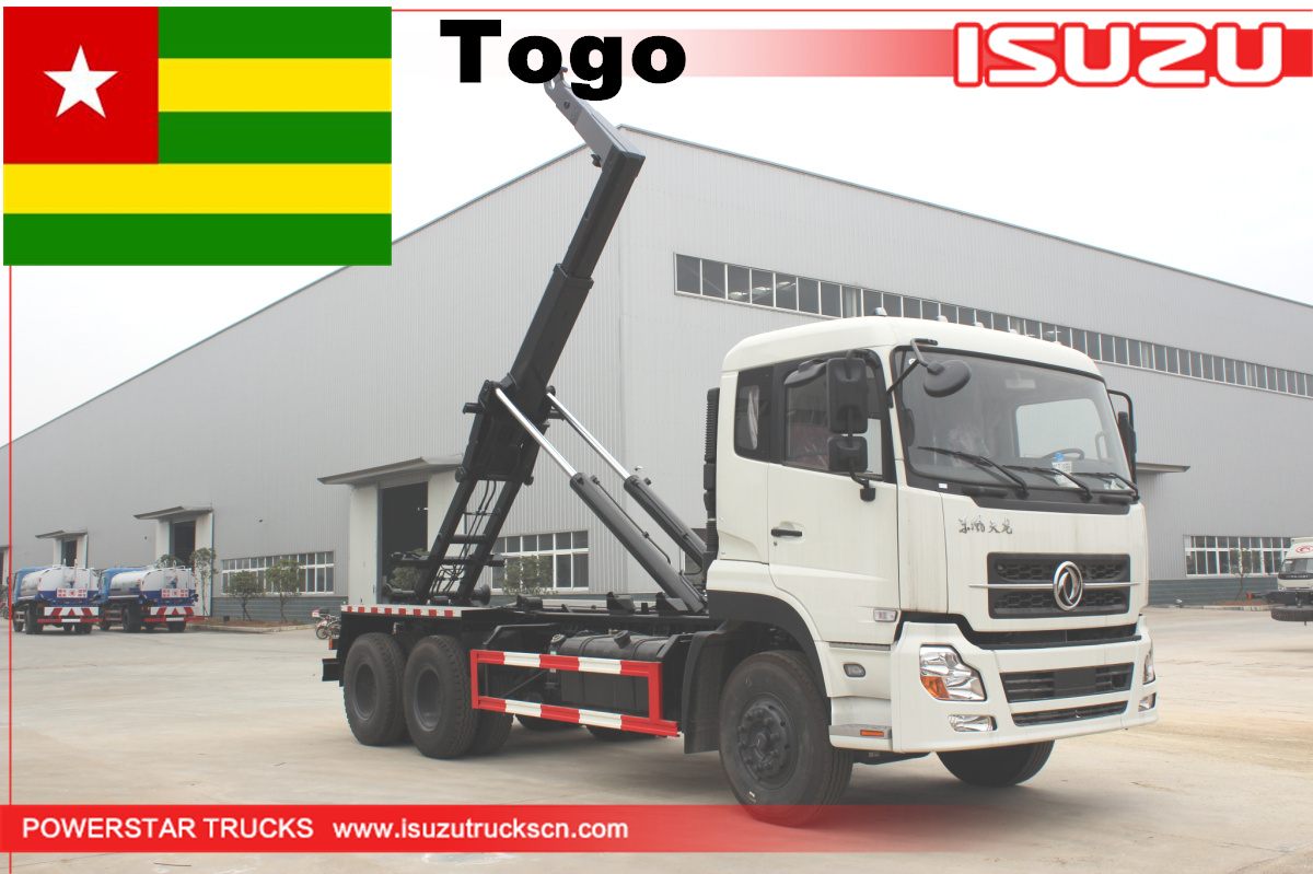 togo - 1 unité 20ton camion à ordures camion à ordures dongfeng