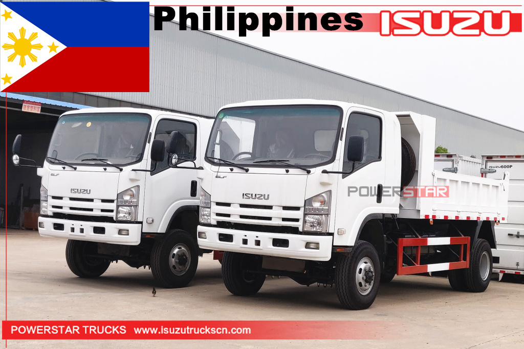 Philippines - 2 unité de 4x4 Isuzu mini camions à benne