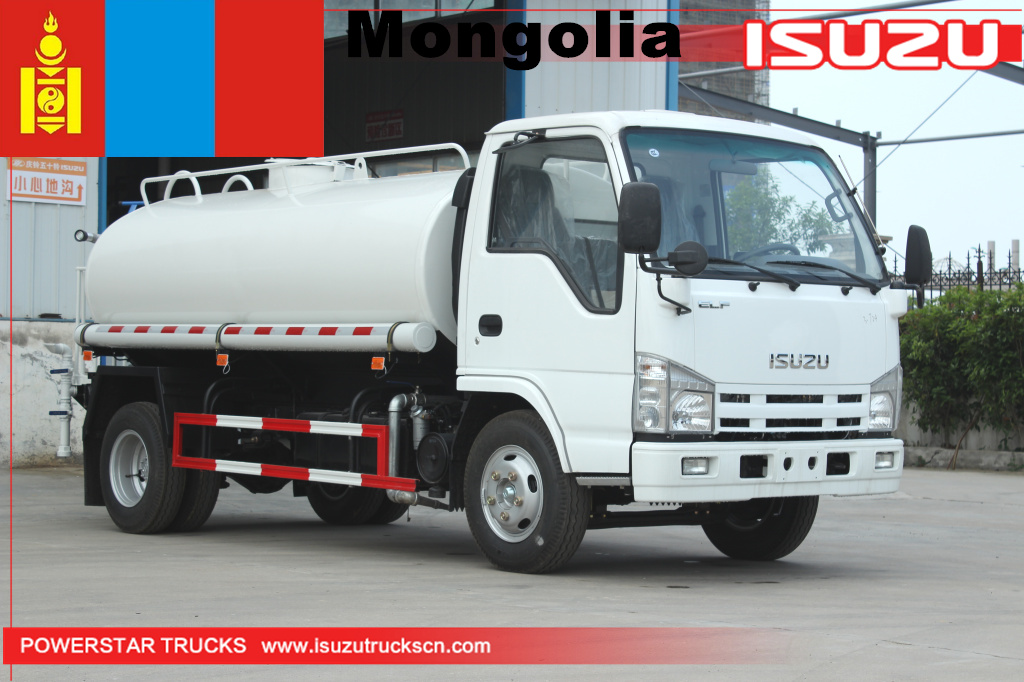 Monglia - 1 unité ISUZU Water Spray Tanker Trucks
