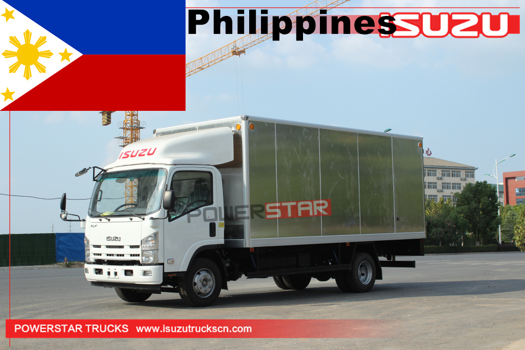 Philippines - 1 unité ISUZU Aluminium Hauling Cargo Van Truck
