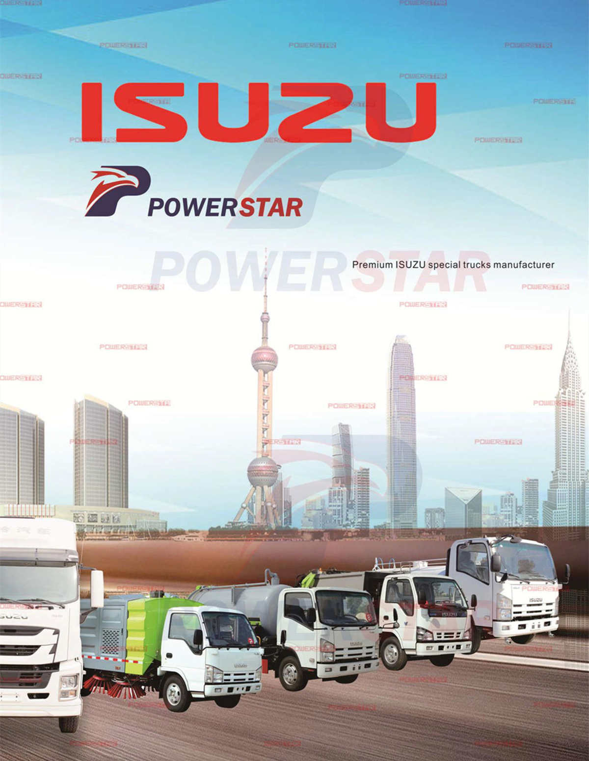 Catalogue de camions personnalisés POWERSTAR professionnel ISUZU
    