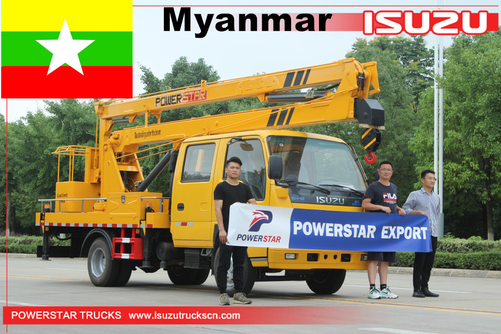 Myanmar - 1 unité ISUZU Manlifter Truck
