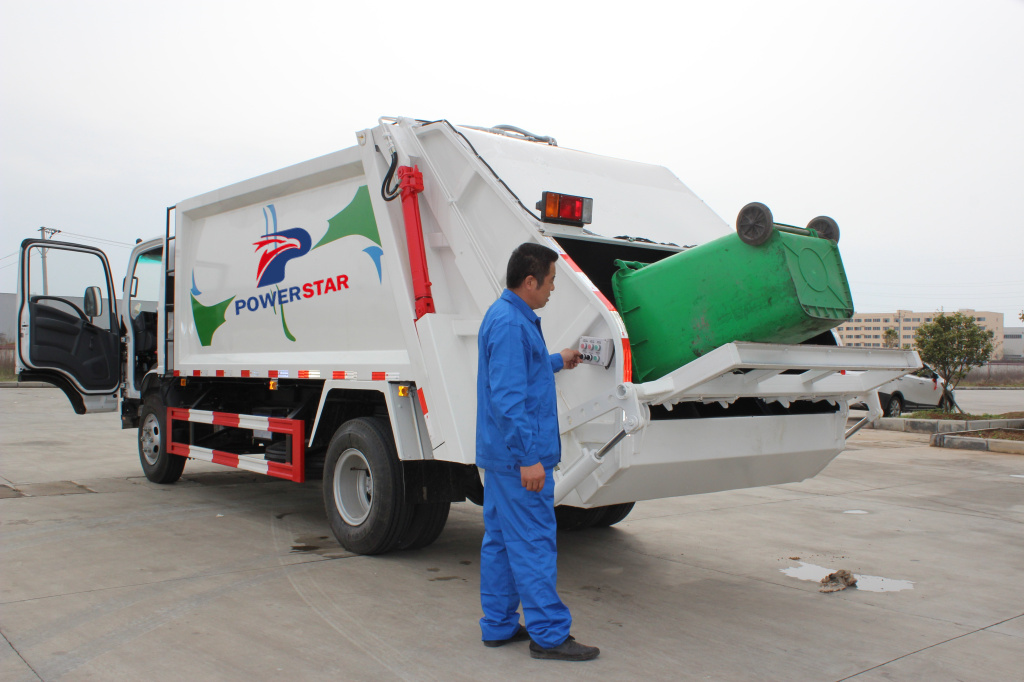 Comment tester Garbage compactor camion Isuzu collecteur de déchets véhicule ? 